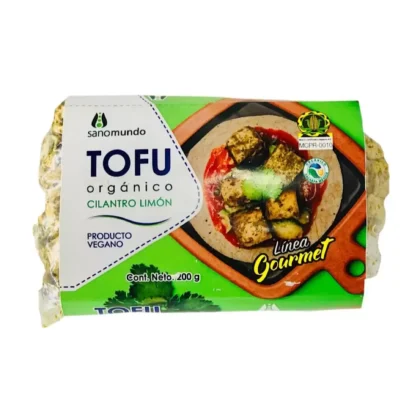 Tofu Orgánico Cilantro/Limón (Extra firme en cubos) 200g