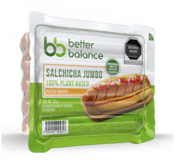 Salchicha Plant-Based Jumbo 325 g - Better Balance