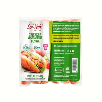 Soi Yah - Salchichas Tofu 8 pzas (500g)